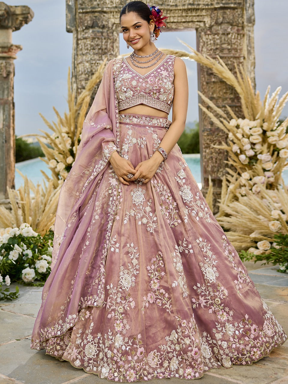 Royal Charm Wedding Silk Lehenga