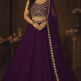 Occasionally Heavy Georgette Lehenga