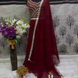 Occasionally Heavy Georgette Lehenga