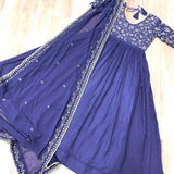 Occasionally Blooming Anarkali Gown