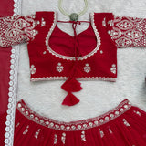 Chilli Red Boutique Lehenga Choli