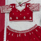 Chilli Red Boutique Lehenga Choli