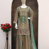 Reshmi Natural Creap Pakistani Suit