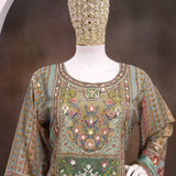 Reshmi Natural Creap Pakistani Suit