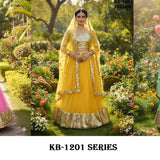 Wedding Net Sequence Work Lehenga