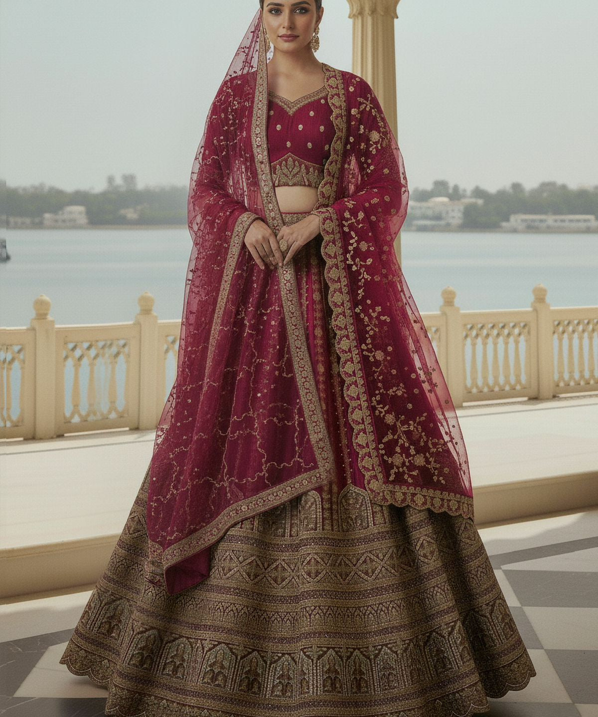 Royal Premium Wedding Silk Lehenga