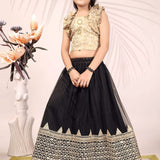 Attractive Kids Net Lehenga Choli