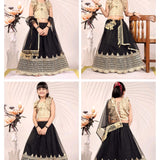 Attractive Kids Net Lehenga Choli