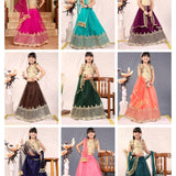 Attractive Kids Net Lehenga Choli