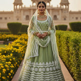 Senhora Premium Net Embroidered Lehenga