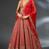 Dazzle Bridal Sequence Work Lehenga