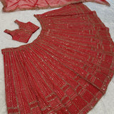 Dazzle Bridal Sequence Work Lehenga