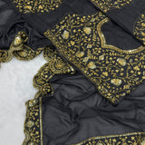 Black Heavy Silk Saree Collection