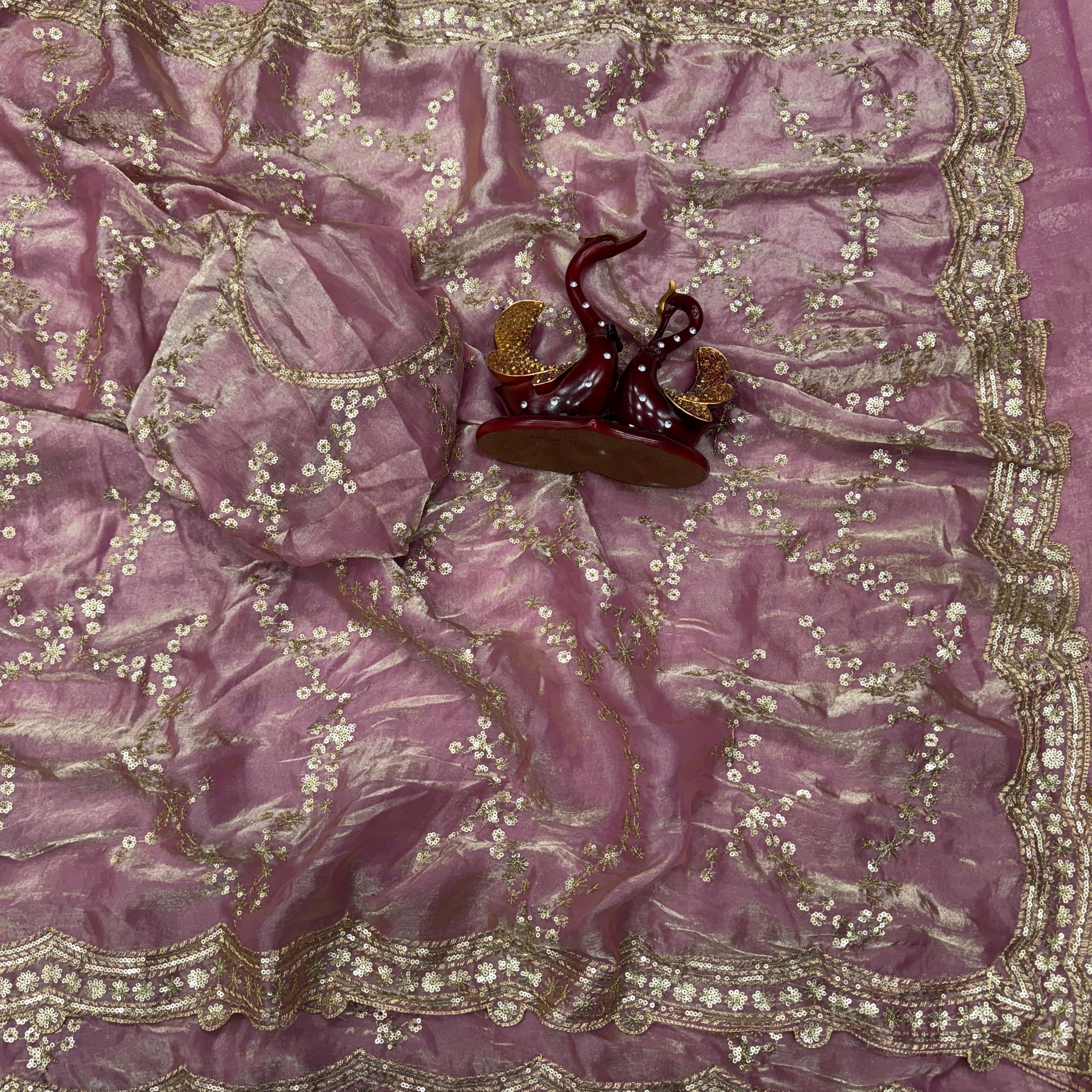 Trending Soft Silk Sequence Saree