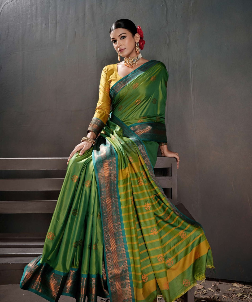 Narayani Soft Banarsi Saree