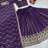 Classy Vichitra Silk Lehenga Choli