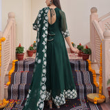 Designer Green Anarkali Gown