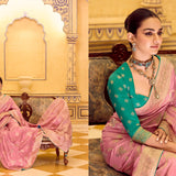 Luxurious Raj Mahal Crepe Silk Saree