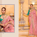 Luxurious Raj Mahal Crepe Silk Saree