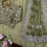 Wardrobe Jimmy Chu Embroidered Saree