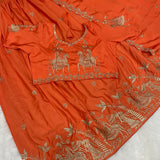 Traditional Silk Embroidered Lehenga