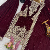 Elegant Codding Embroidered Suit