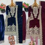 Elegant Codding Embroidered Suit