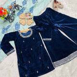 Heavy Unique Velvet Kids Suit