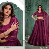 Stunning Net Embroidered Lehenga