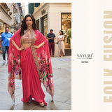 Stylish Wedding Look Silk  Dhoti Suit