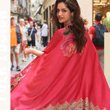 Stylish Wedding Look Silk  Dhoti Suit