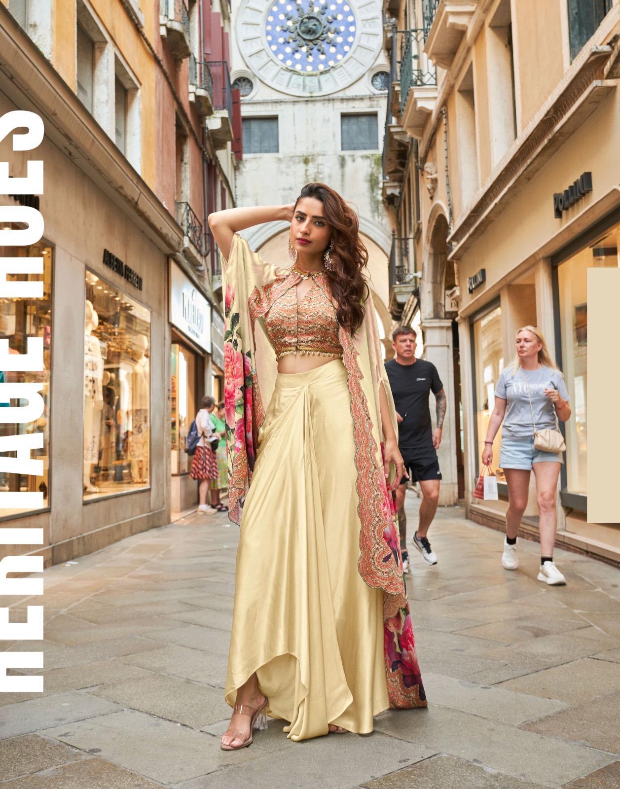 Stylish Wedding Look Silk  Dhoti Suit