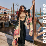 Stylish Wedding Look Silk  Dhoti Suit