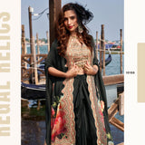 Stylish Wedding Look Silk  Dhoti Suit