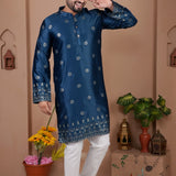 Mens Occasionally Silk Kurta Set
