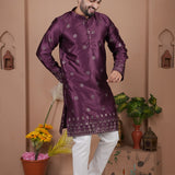 Mens Occasionally Silk Kurta Set