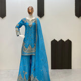 Classy Embroidered Pakistani Suit