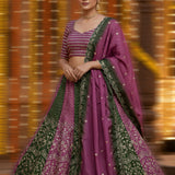 Desirable Bridal Silk Embroidered Lehenga