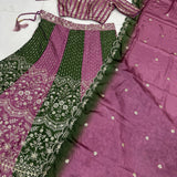 Desirable Bridal Silk Embroidered Lehenga