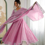 Elegance Embroidered Anarkali Gown