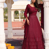 Beautiful Embroidered Anarkali Gown
