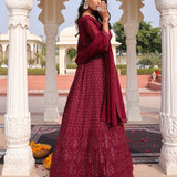 Beautiful Embroidered Anarkali Gown
