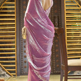 Beautiful Fandy Satin Silk Saree