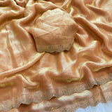 Beautiful Fandy Satin Silk Saree