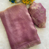 Beautiful Fandy Satin Silk Saree