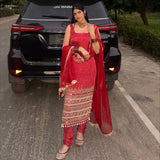 Desirable Bandhej Print Suit