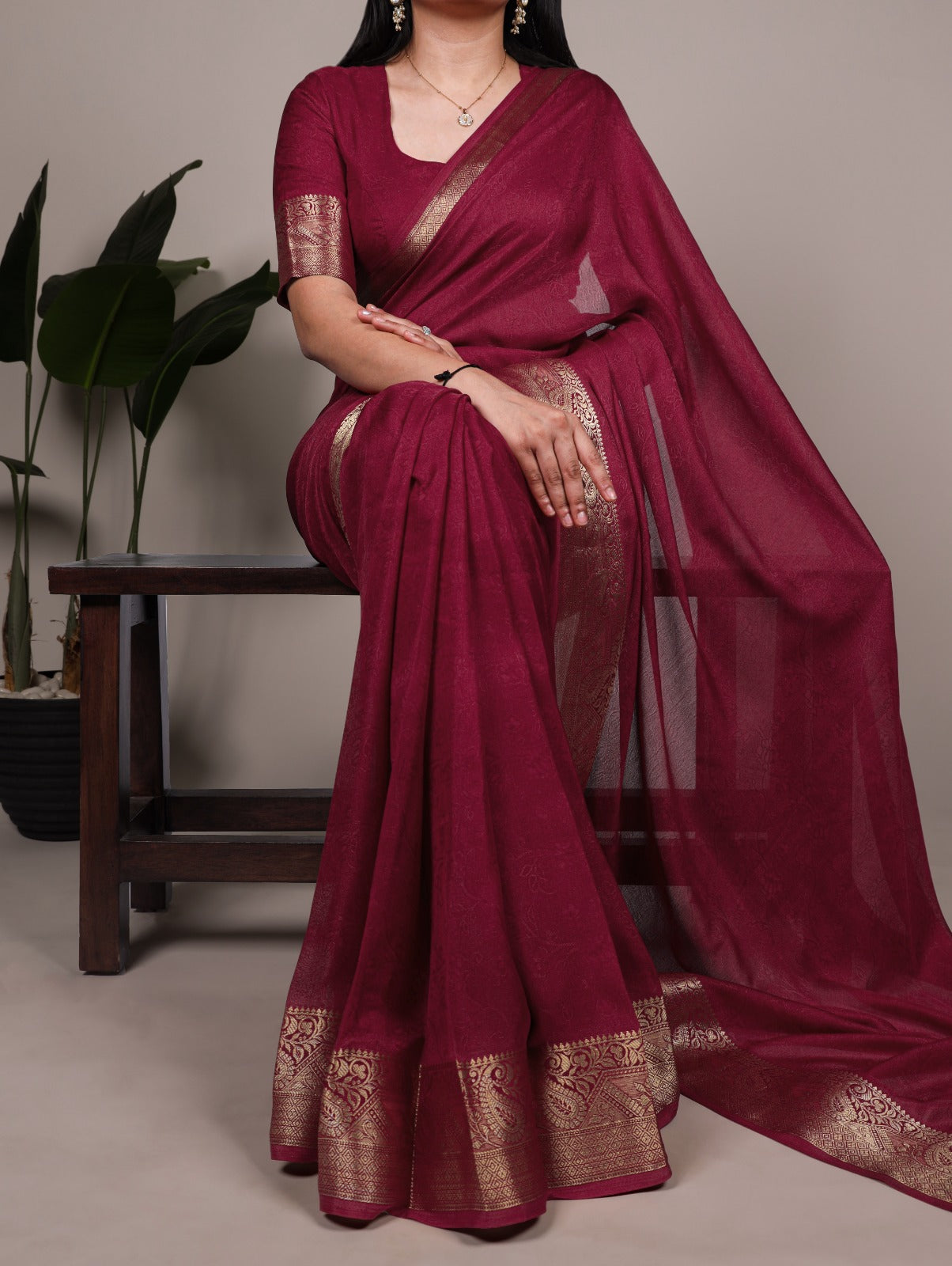 Lightweight Mass Mello Saree