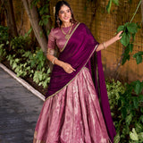 Prathima Silk Zari Weaving Lehenga