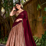 Prathima Silk Zari Weaving Lehenga