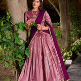 Prathima Silk Zari Weaving Lehenga